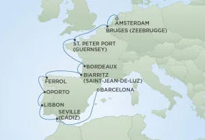 Regent, van amsterdam naar barcelona