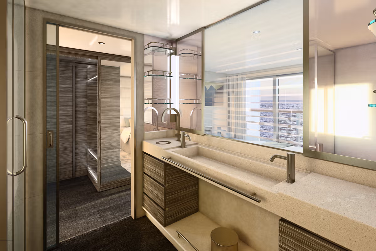 Silver Origin - Classic Veranda Suite badkamer