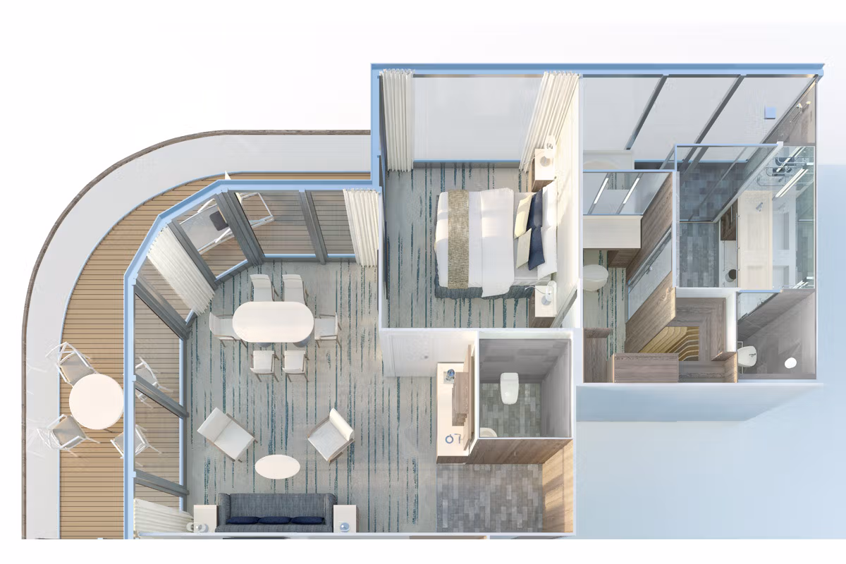 Silver Origin - grand Suite plattegrond