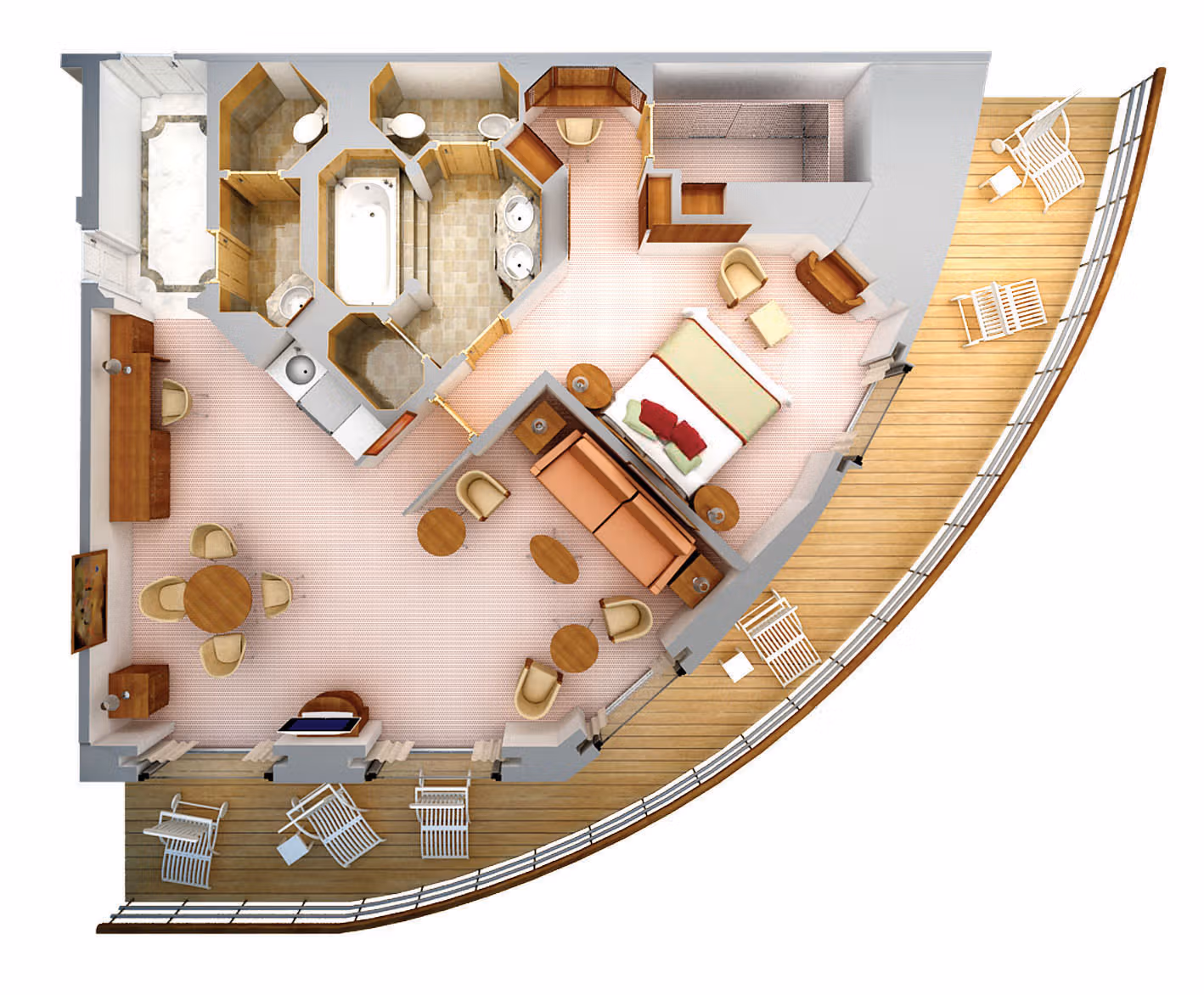 Plattegrond Grand Suite