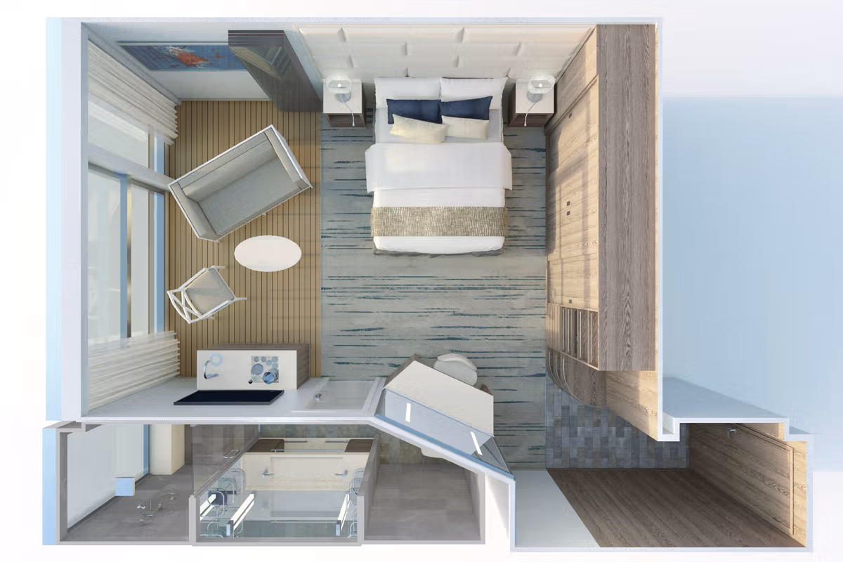Silver Origin - Medallion Suite Plattegrond