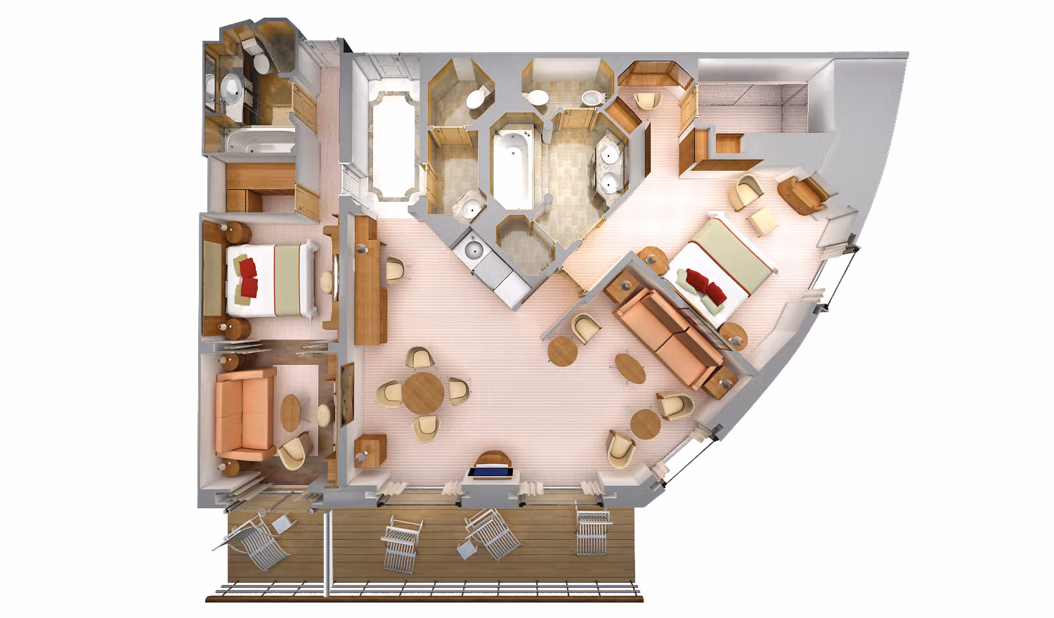 Plattegrond Royal Suite