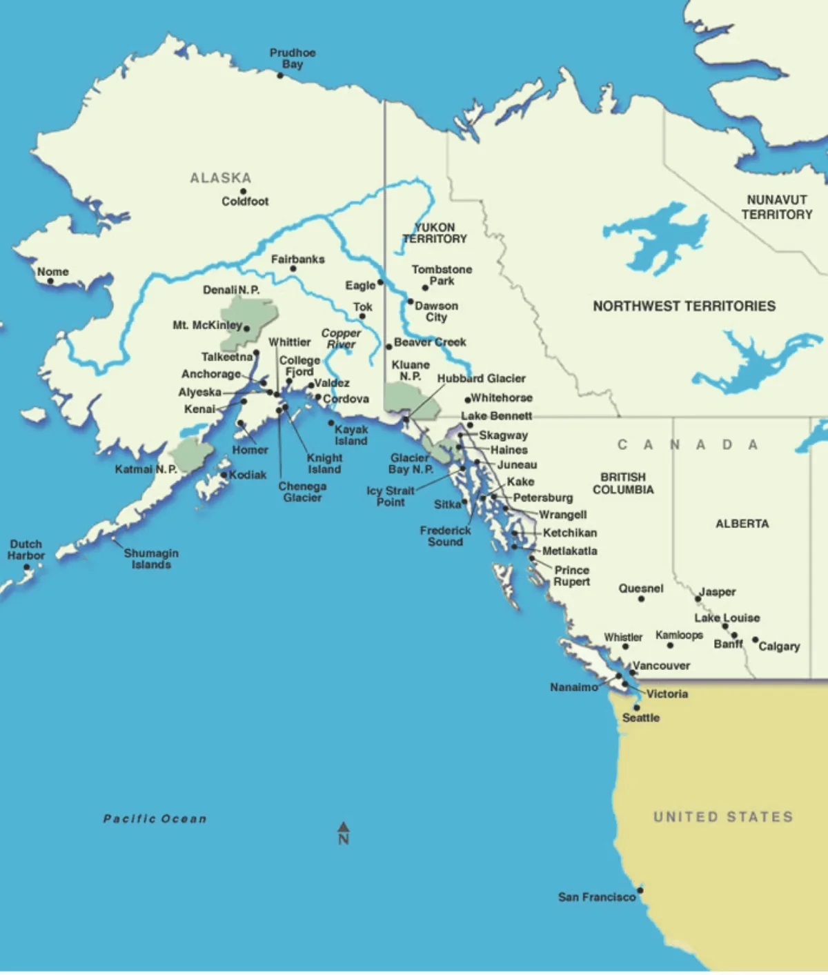 Kaart Alaska Kaart Alaska